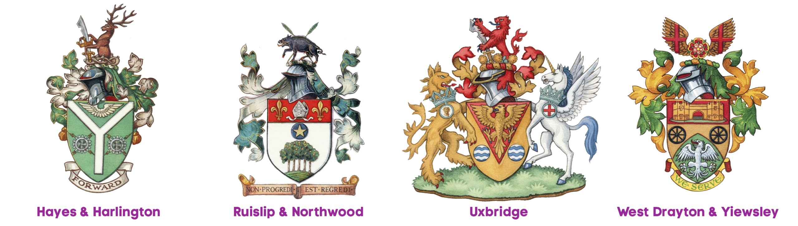 The Arms of the Parts of Hillingdon